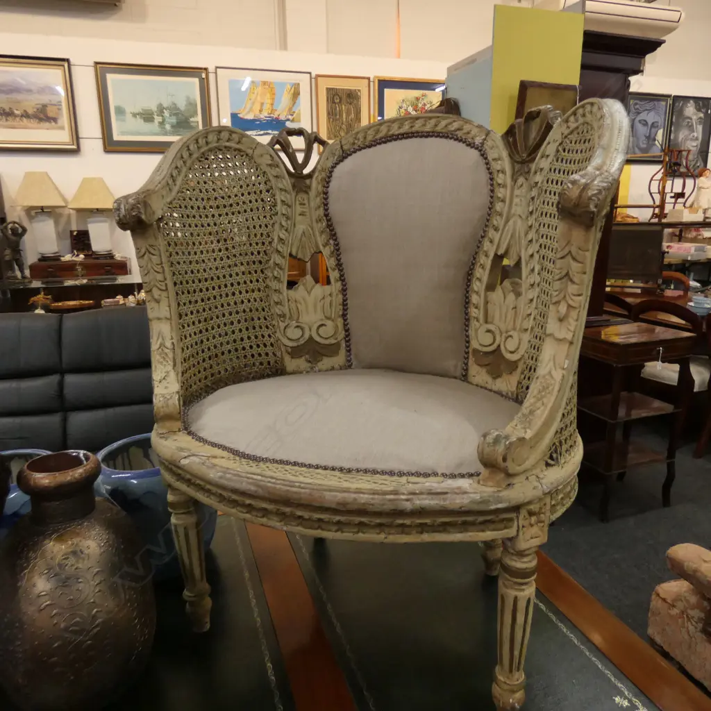 VINTAGE FRENCH CHAIR H. 890MM Image 1++