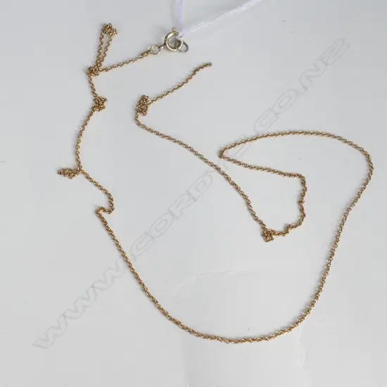 15ct GOLD FINE CHAIN 1.48gm AF