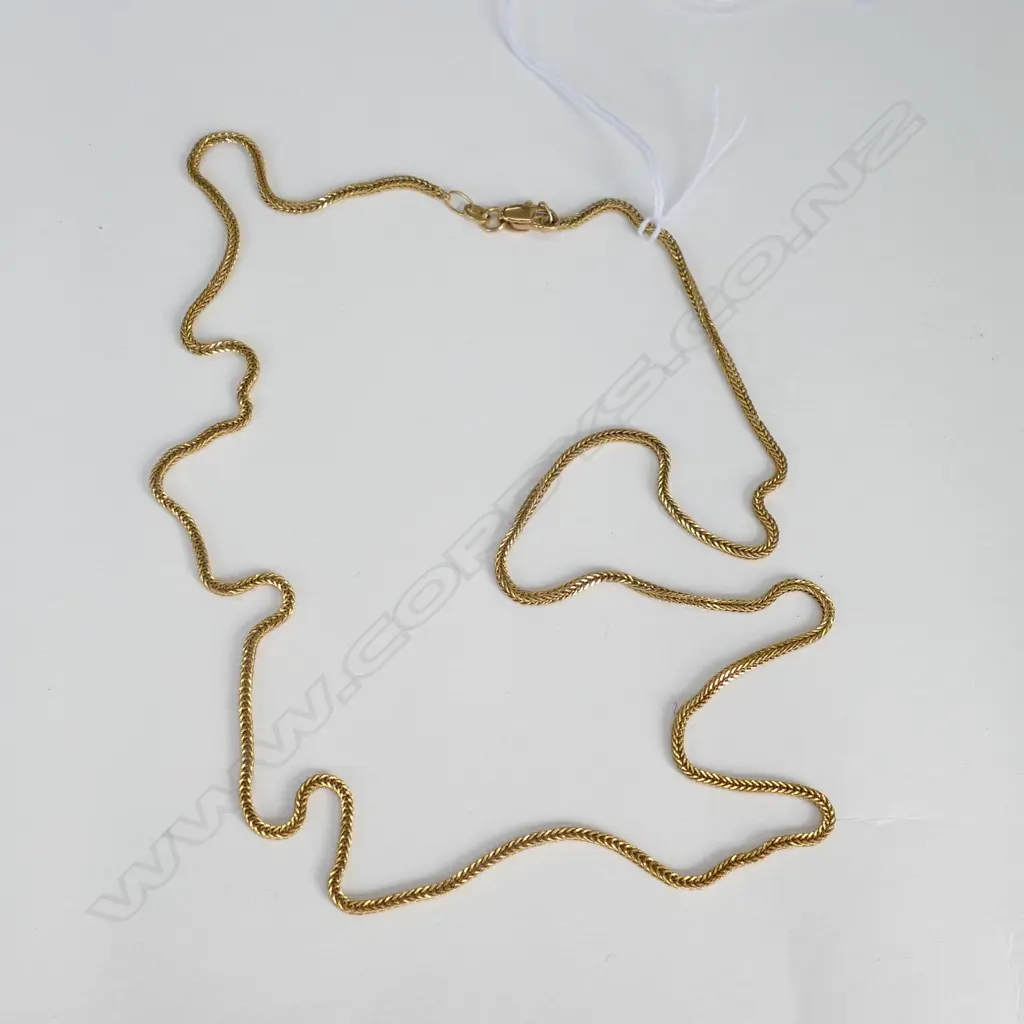 18ct GOLD FINE CHAIN 5.82gm Image 1++