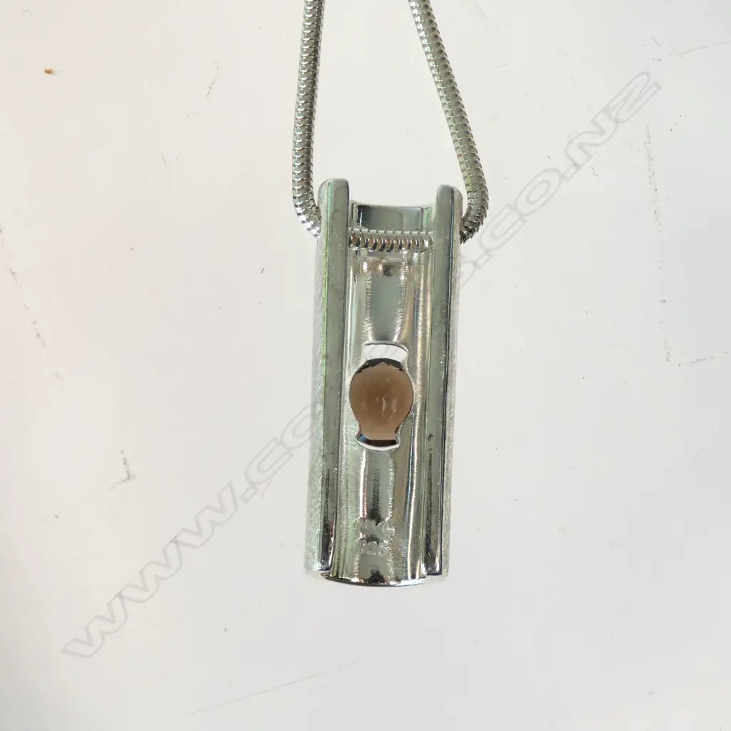 925 SILVER SMOKEY QUARTZ PENDANT, HAND CRAFTED Image 1++