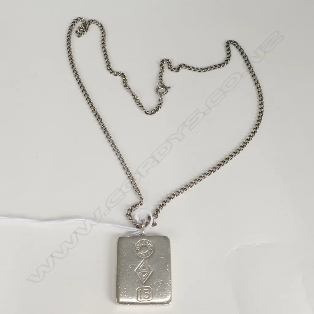 999 SILVER PENDANT Image 1++
