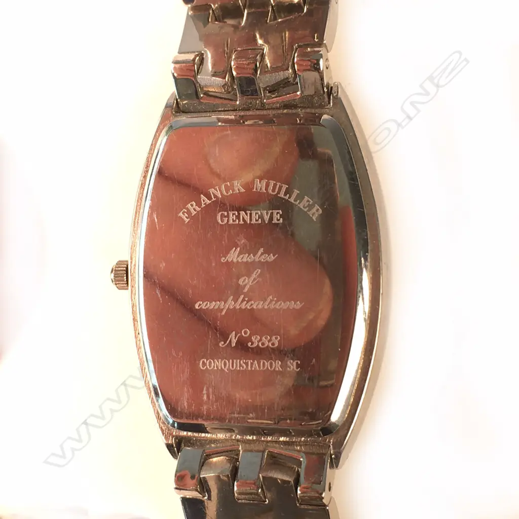 REPLICA PATRICK MULLER 'CRAZY COLOUR DREAMS' STAINLESS STEEL WRISTWATCH Image 1++