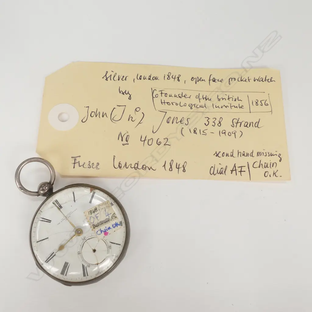 POCKETWATCH LONDON 1848 DIAL AF Image 1++