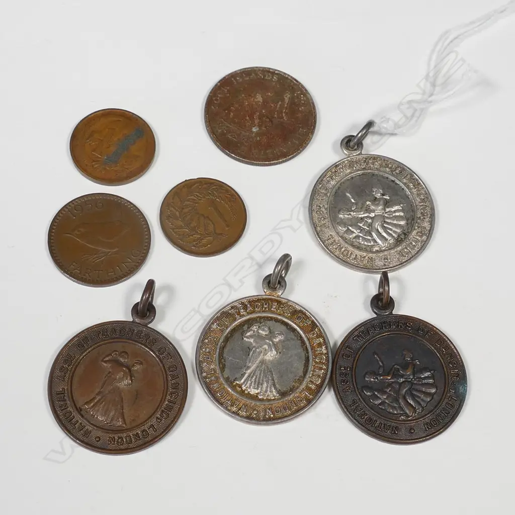 ASSTD SILVER & BRONZE BALLROOM DANCING MEDALS (UNUSUAL) Image 1++