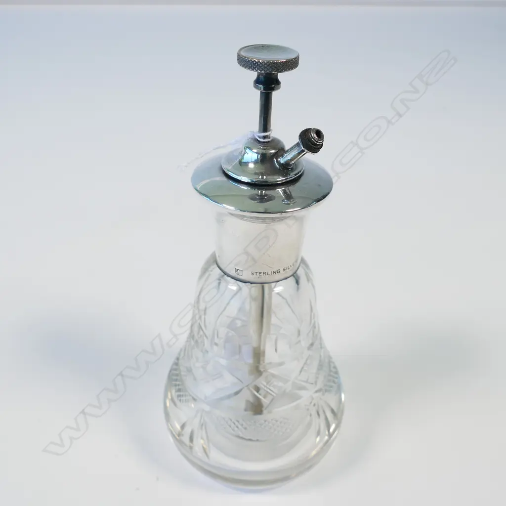 SILVER TOPPED PERFUME BOTTLE Image 1++