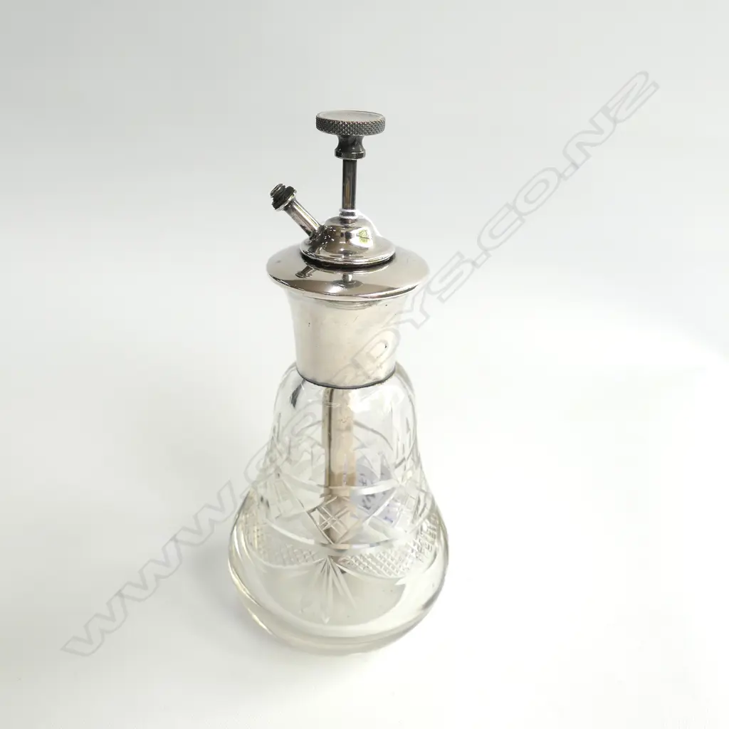 SILVER TOPPED PERFUME BOTTLE Image 1++