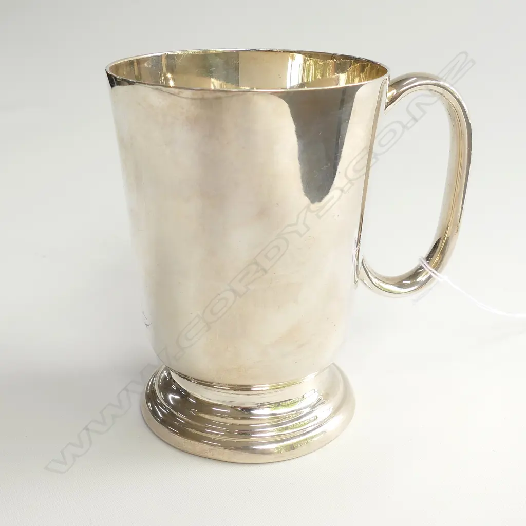 SILVER 1/2 PINT MUG, BIRMINGHAM 1959. 224gm Image 1++