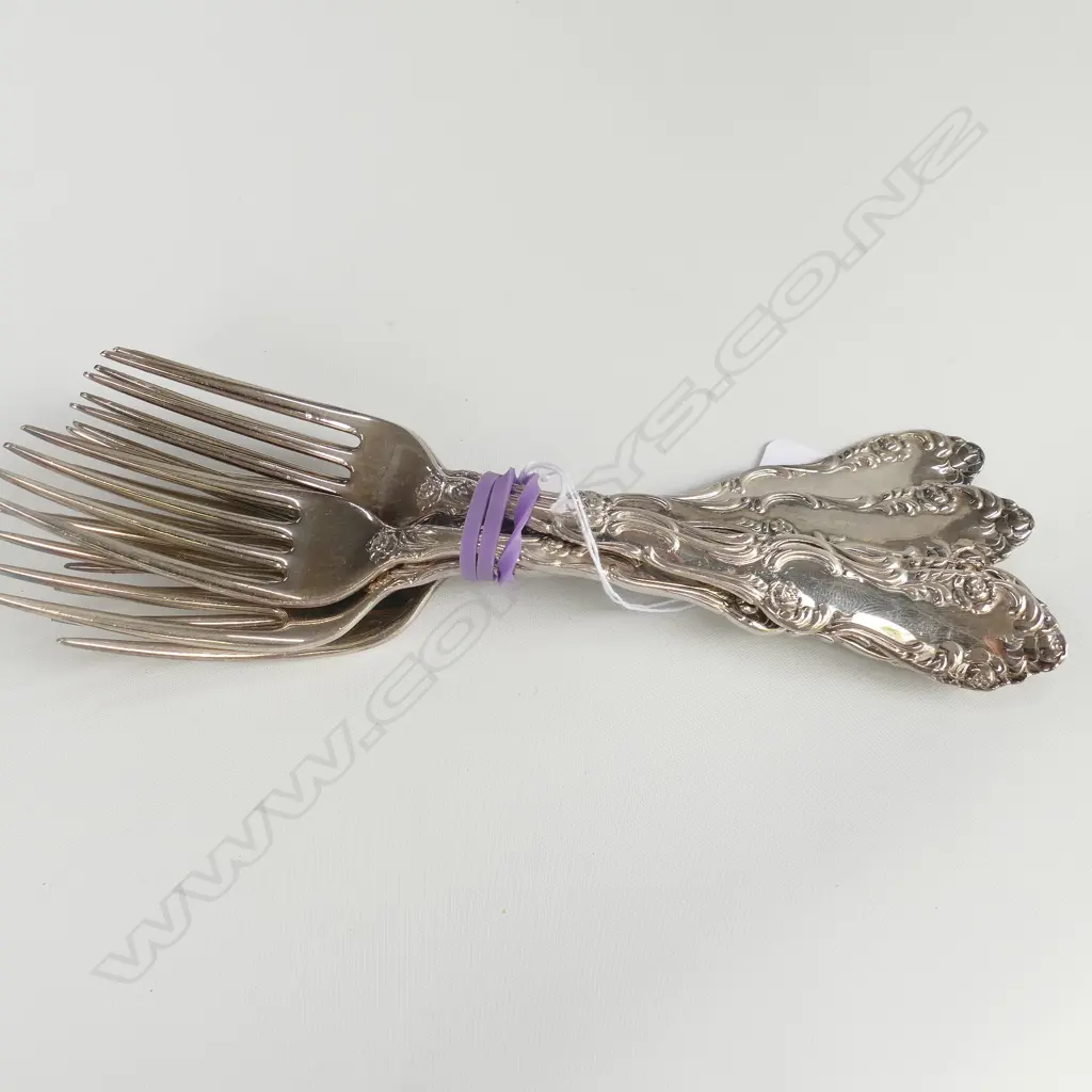 STERLING CUTLERY; 6 FORKS 357 GRAMS Image 1++
