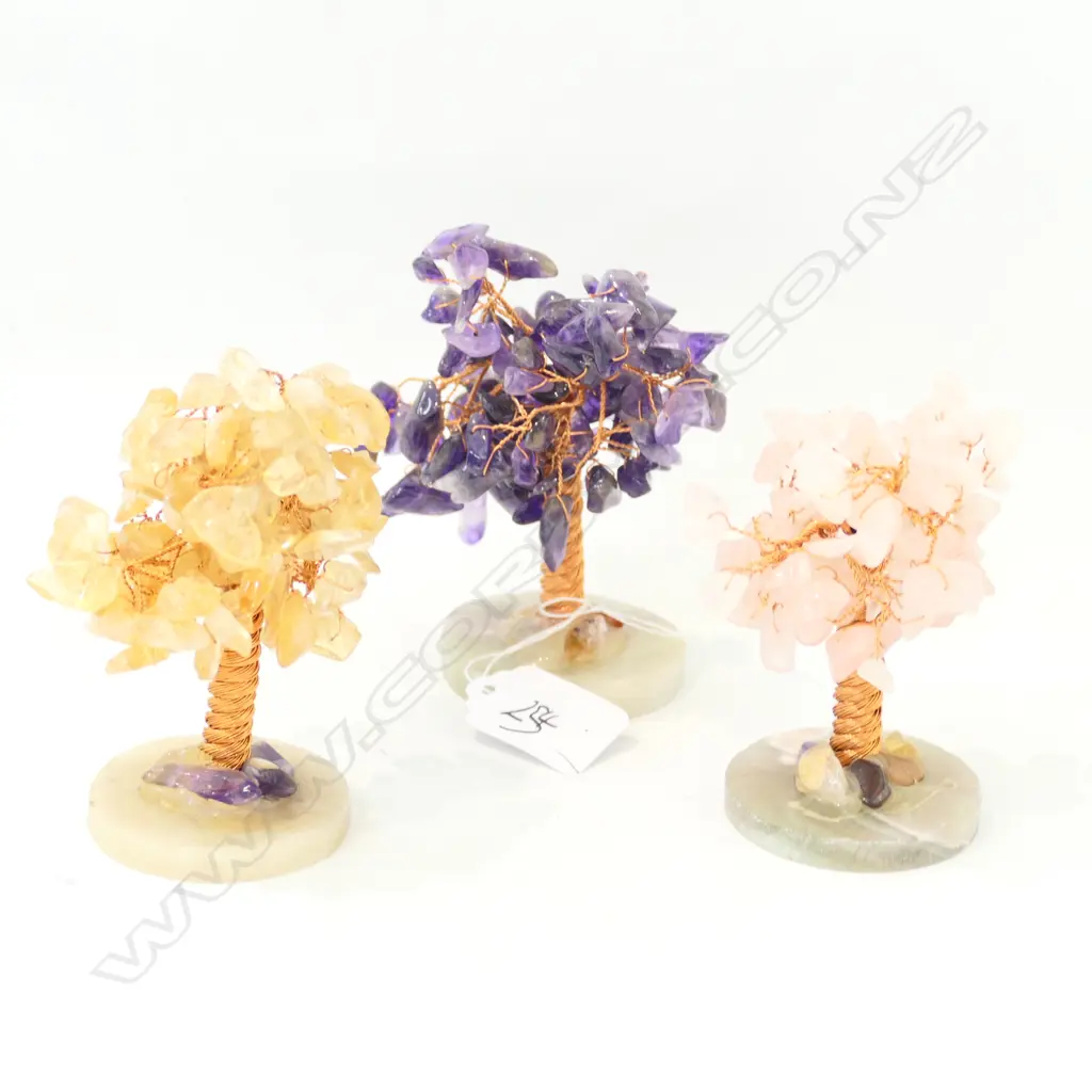 3 CRYSTAL TREES 110MM H Image 1++