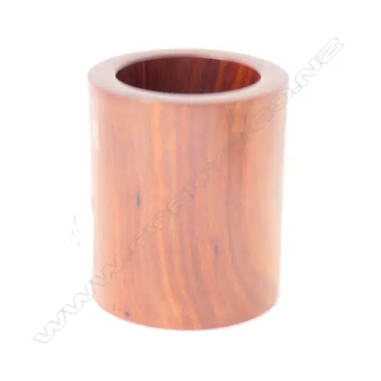 CHINESE ROSEWOOD BRUSH POT 115MM H