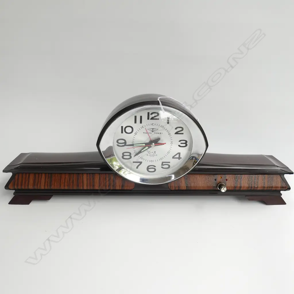TOKYO TOKEI MANTEL CLOCK 390MM L WORKING Image 1++