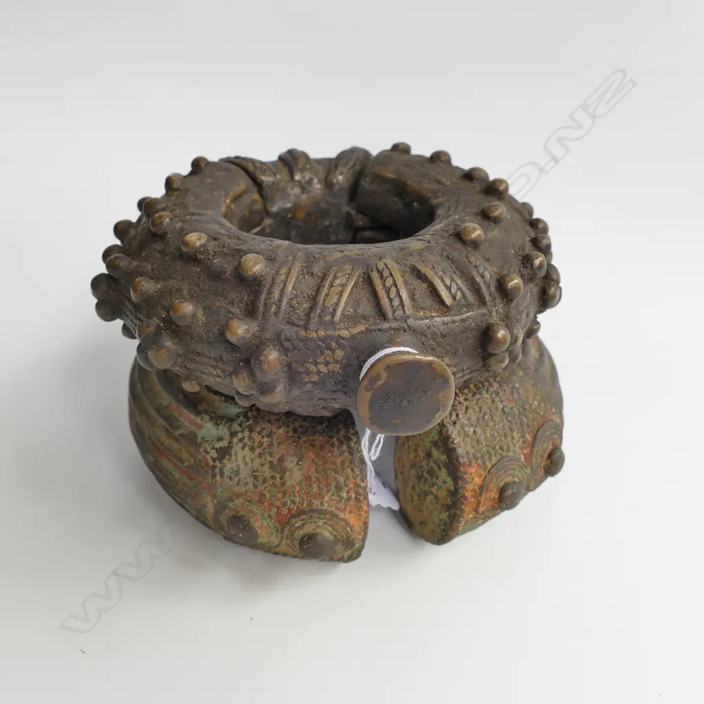 2 OLD SENUFO SOLID BRONZE CURRENCY BRACELETS Image 1++