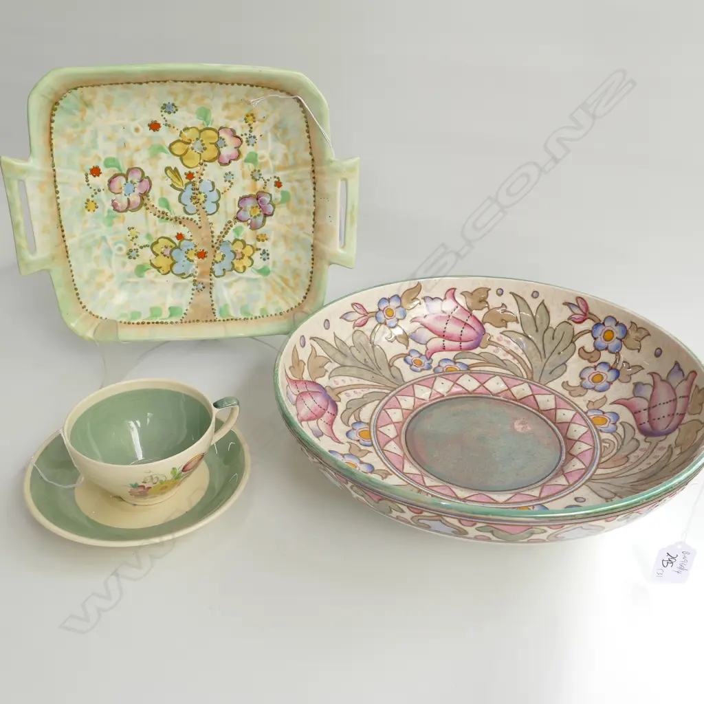 BURSLEY CHARLOTTE RHEAD BOWL+S COOPER+BESWICK Image 1++