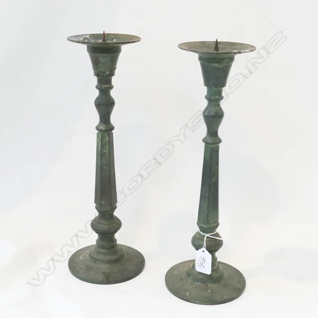 PR BRONZE CANDLESTICKS 330MM H Image 1++
