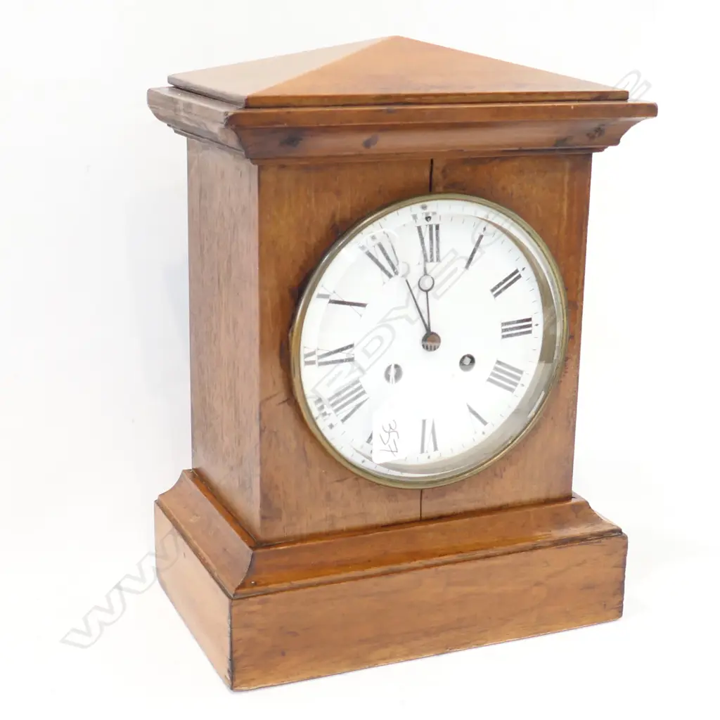 GEORGIAN REVIVAL BRACKET CLOCK 350MM H FRENCH MOVEMENT Image 1++