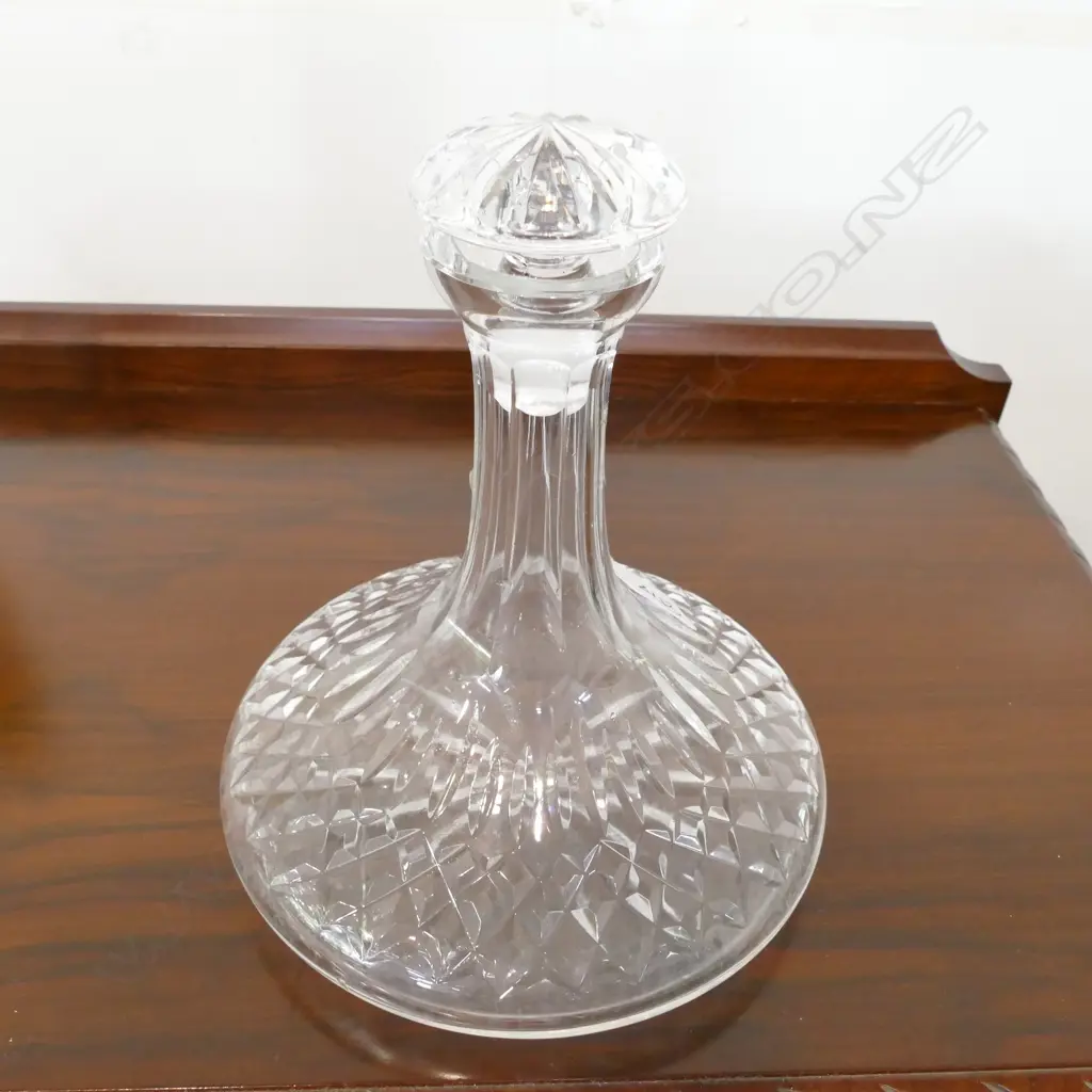 WATERFORD CRYSTAL SHIPS DECANTER 190MM DIA Image 1++