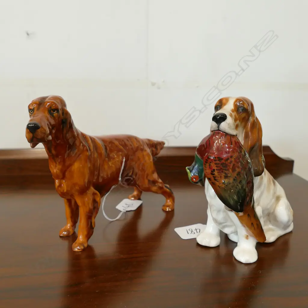 2 ROYAL DOULTON DOGS LONGEST L.200MM Image 1++