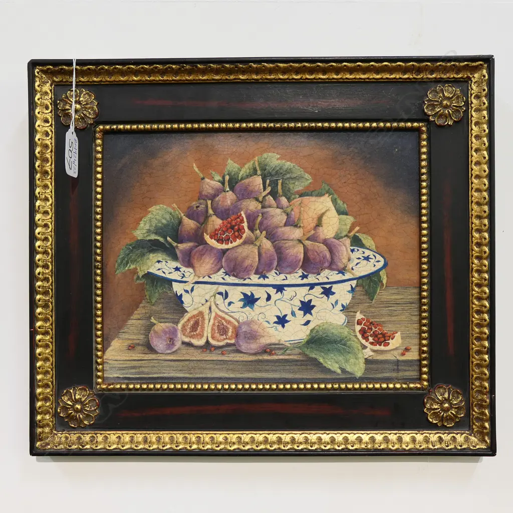STILL LIFE FRUIT OLEOGRAPH 345 X 295MM  Image 1++