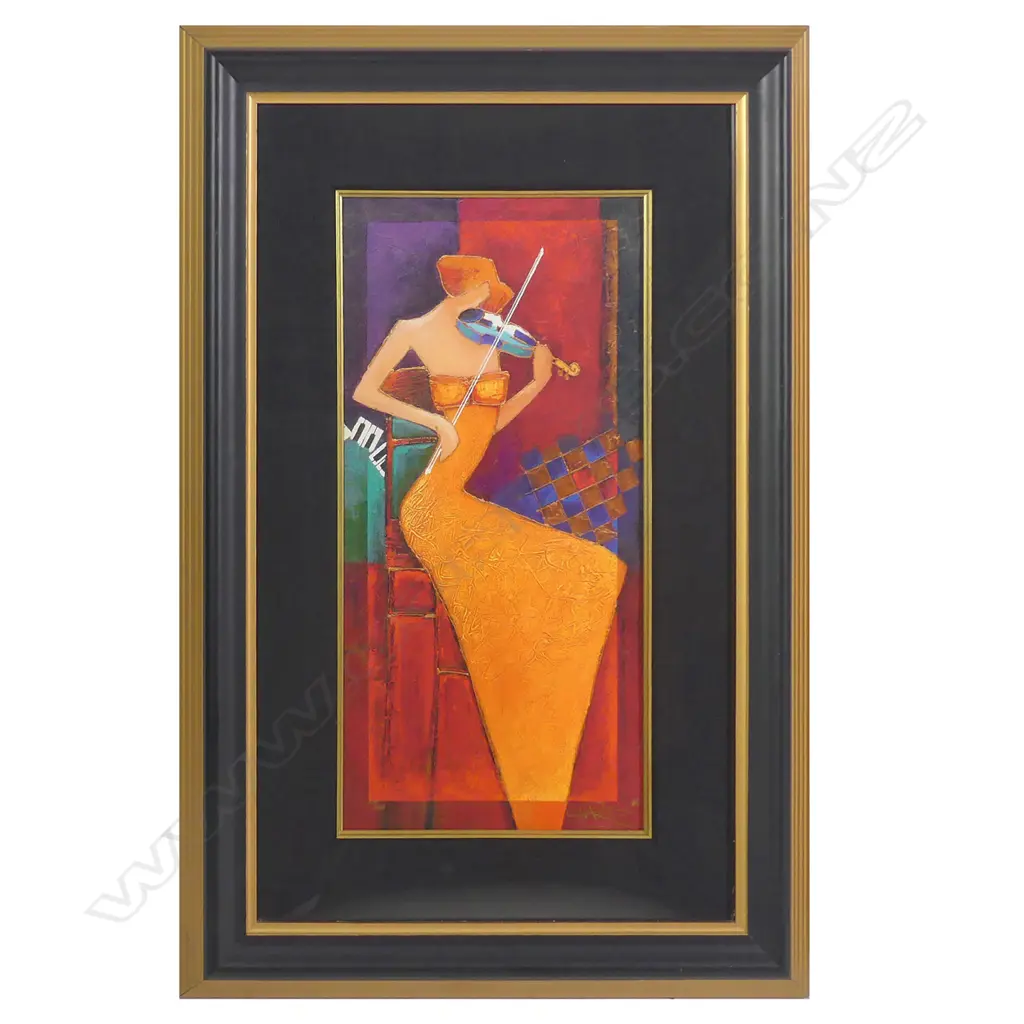 CHARLES LEE 'VIOLIN SOLO' GICLEE IN COLOUR, 2006, SIGNED, WITH CERTIFICATE Image 1++