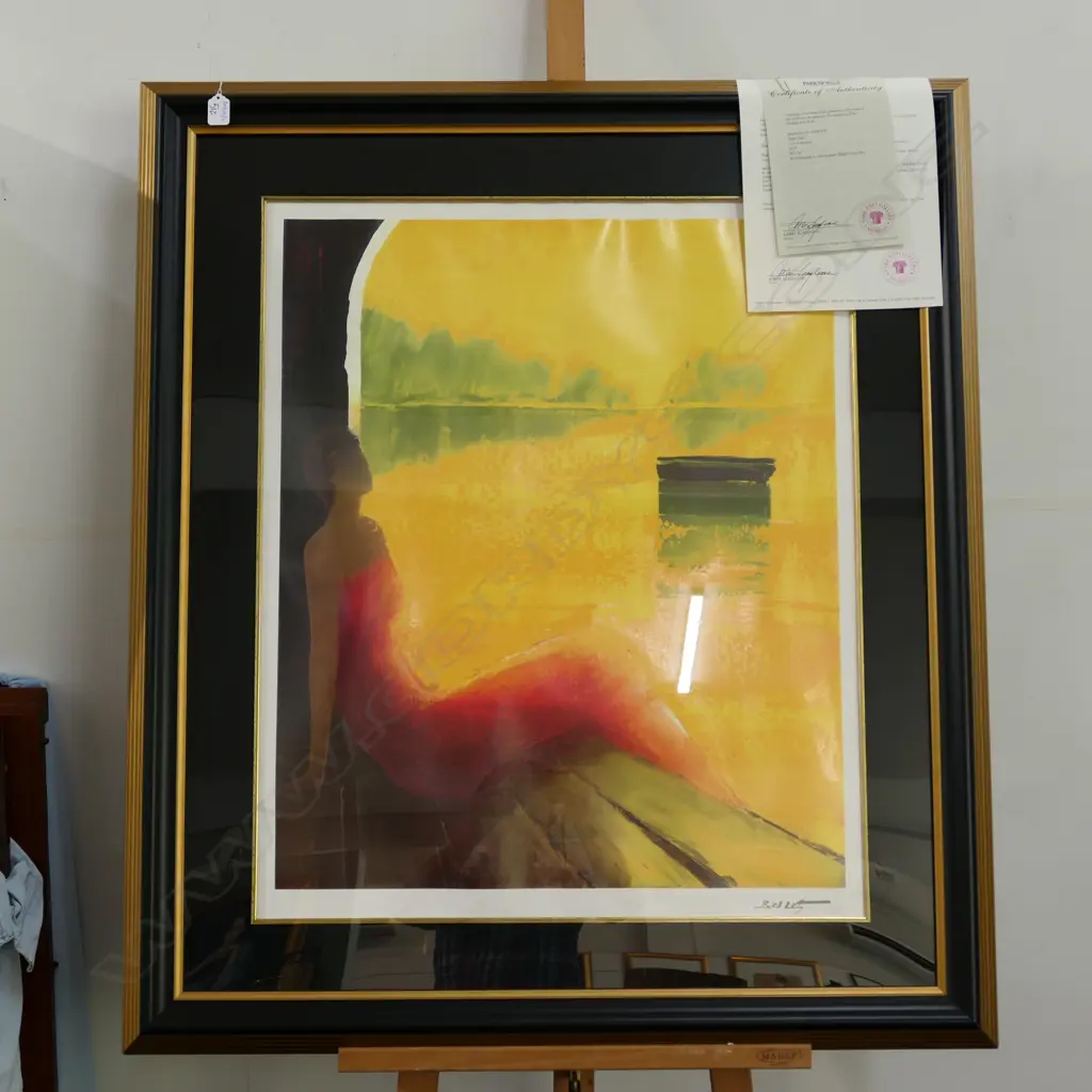 EMILE BELLET 'D'OR ET DE REVE' SERIOLITHOGRAPH IN COLOUR, 2005, SIGNED, WITH CERTIFICATE Image 1++