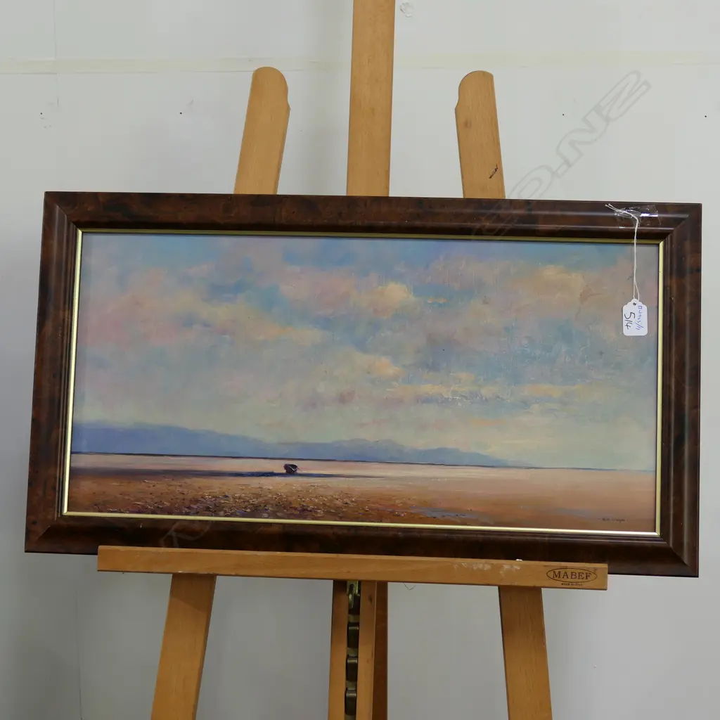 COLIN C WYNN ALKYD ON PANEL NELSON 590 X 280 MM Image 1++
