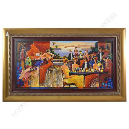CHARLES LEE 'COSMOPOLITAN EVENING' GICLEE IN COLOUR WITH HAND FINISHING, 2006, SIGNED, WITH CERTIFICATE