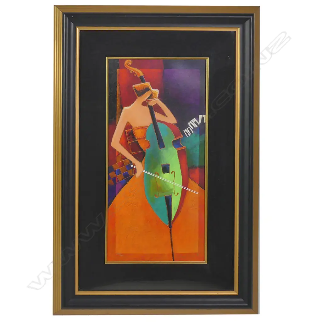 CHARLES LEE 'CELLO SOLO' GICLEE IN COLOUR, 2006, SIGNED, WITH CERTIFICATE Image 1++