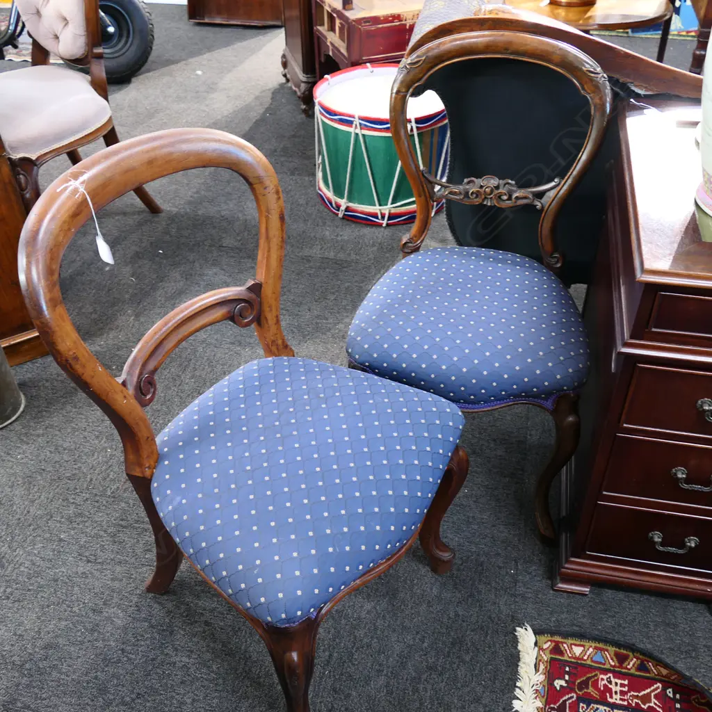 PR OF VICT MAHOGANY DINING CHAIRS Image 1++