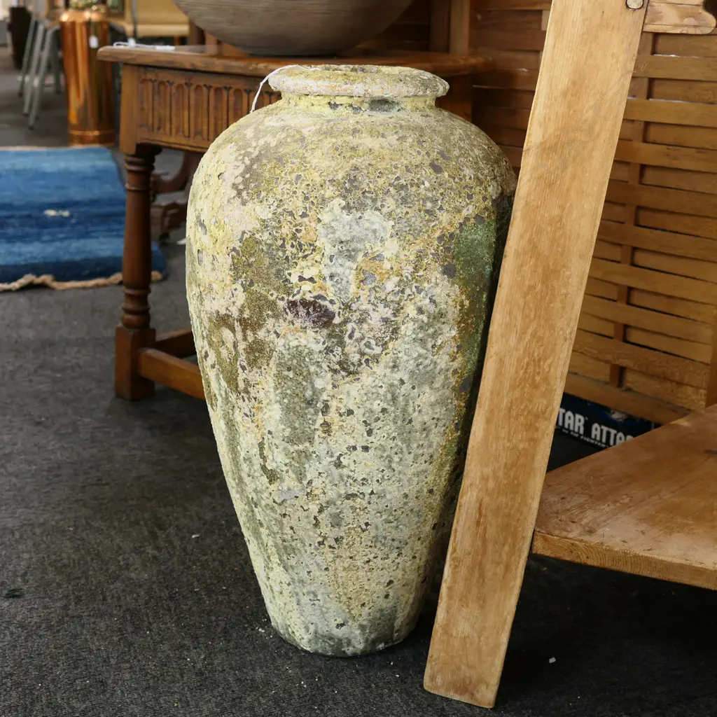 RUSTIC OUTDOOR VASE 500MM H Image 1++