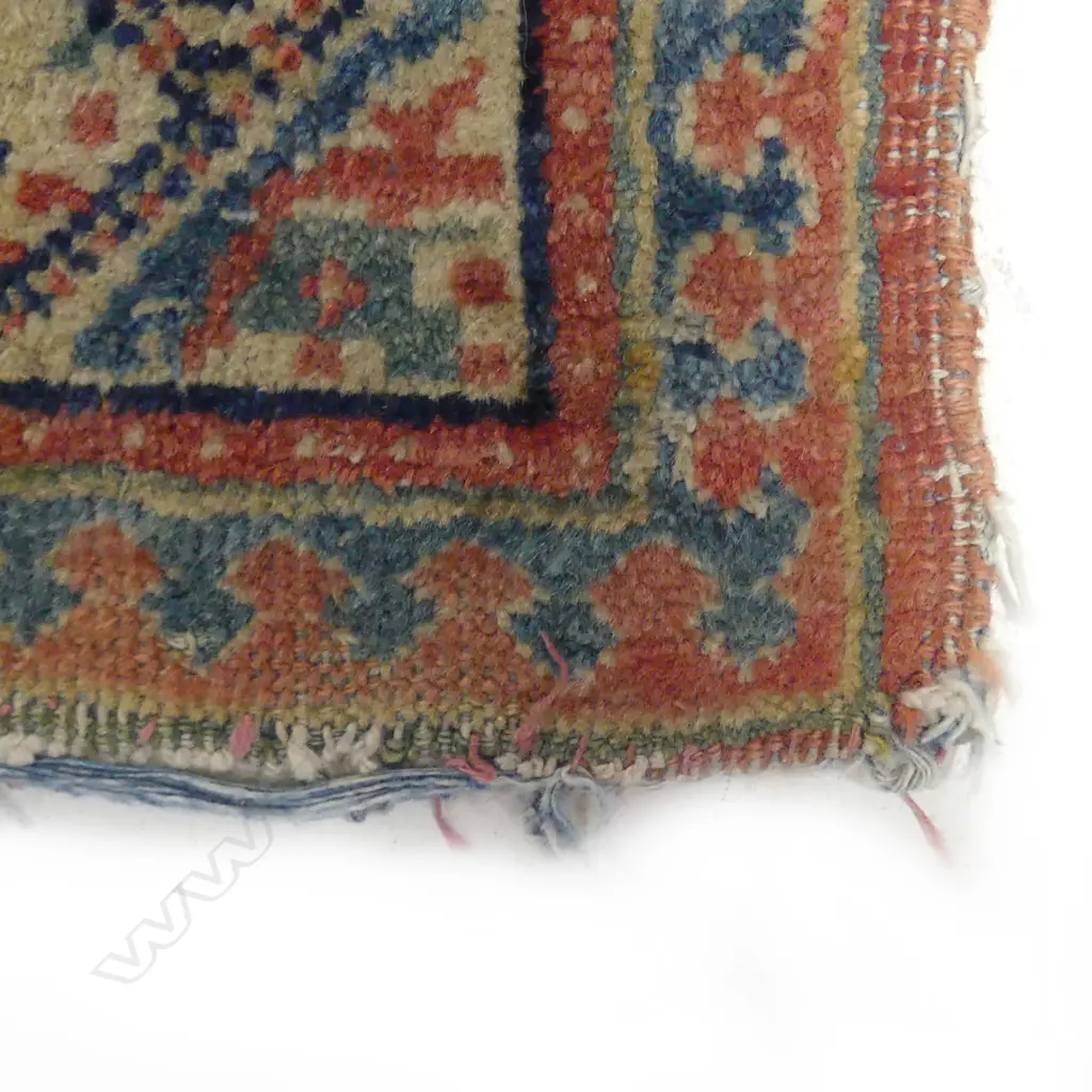SEMI ANTIQUE HAND KNOTTED RUG, WORN,2100 X 1210 MM Image 1++