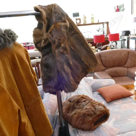 FUR CAPE AND MUFF