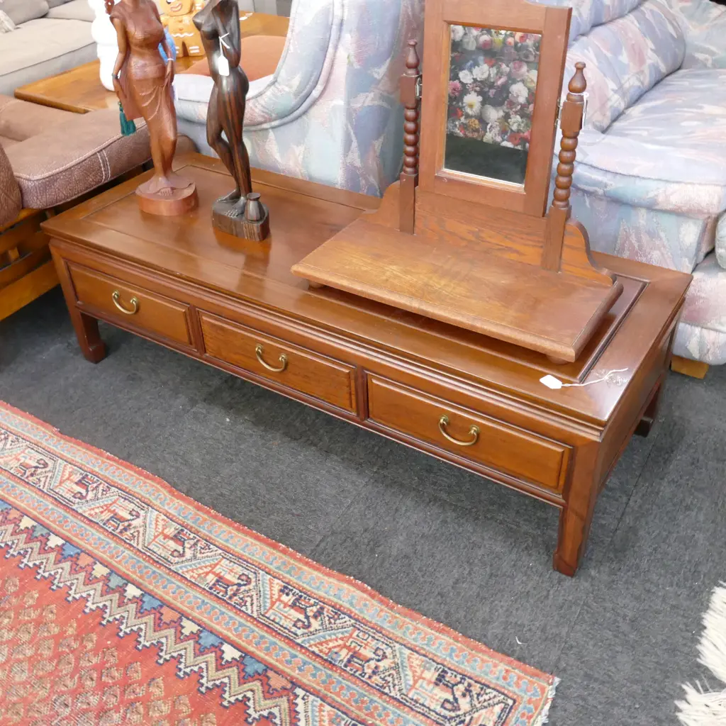 ROSEWOOD COFFEE TABLE 1370MM L 400MM H Image 1++