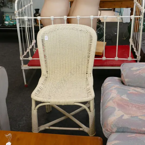 CANE BEDROOM CHAIR