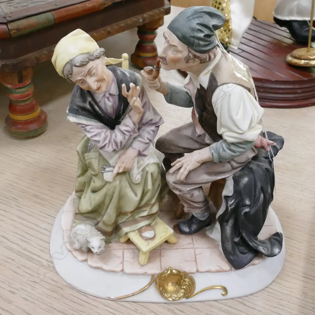 ITALIAN STYLE FIGURE GROUP H 230 MM Image 1++