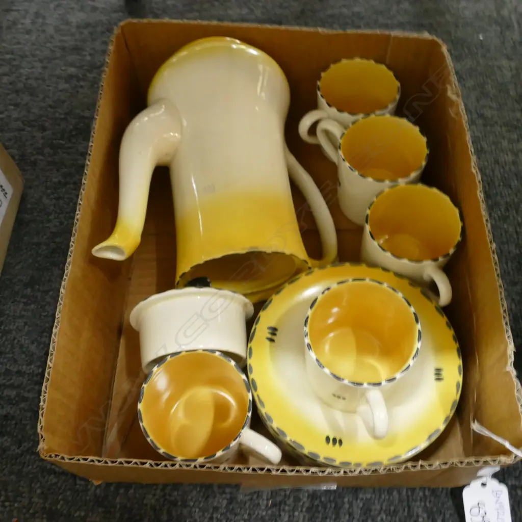 BOX LOT BURLEIGHWARE COFFEE SET Image 1++