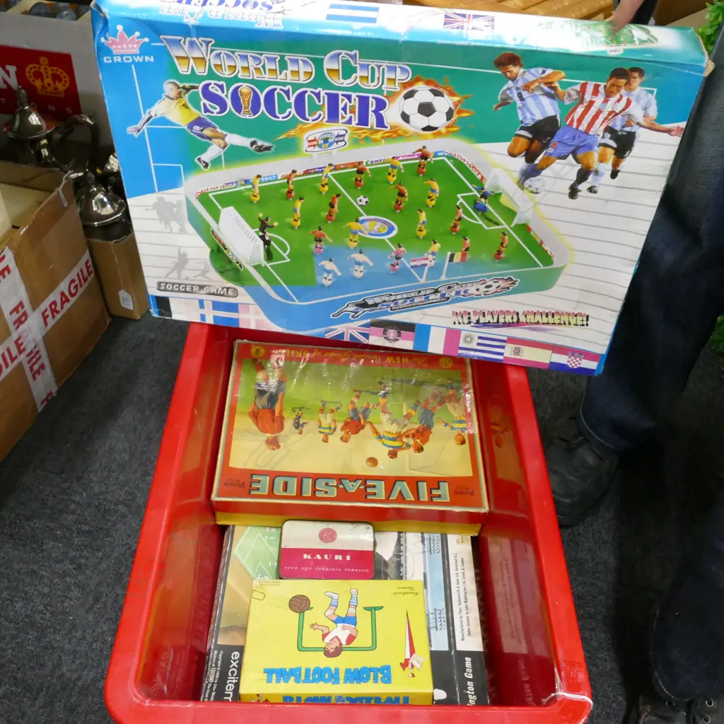 BOX LOT SOCCER BOARDGAMES Image 1++