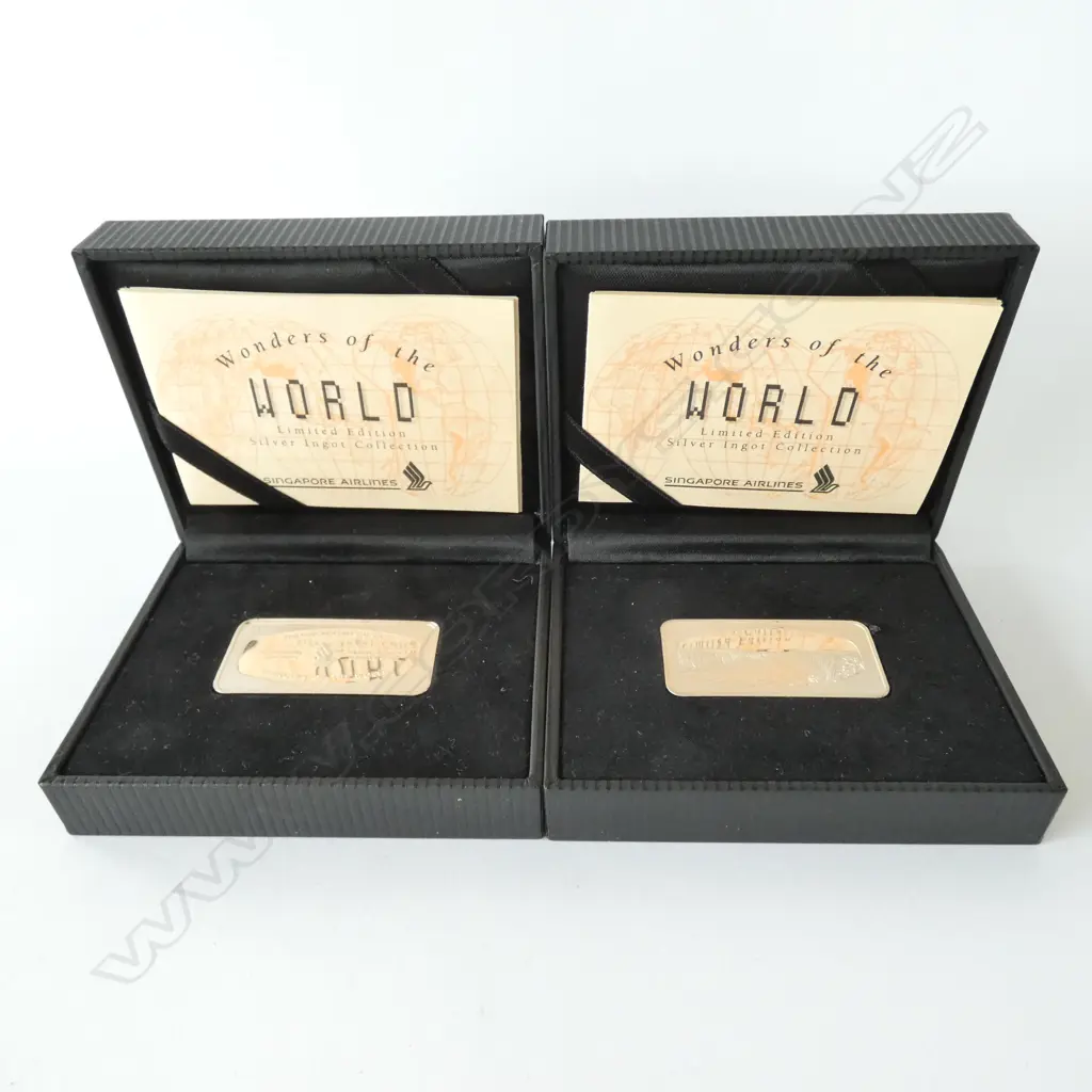 2 800 SILVER INGOTS, CASED 51.1 GRAMS TOTAL Image 1++