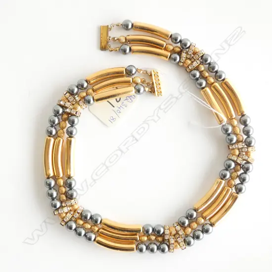 DAVID BAROUCH COSTUME NECKLACE IN ORIG. CASE