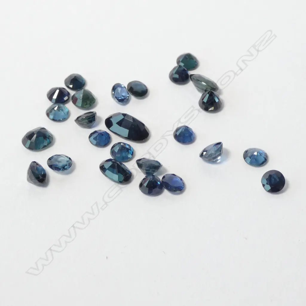 SAPPHIRES, 10CT, OVAL & ROUND (25) Image 1++