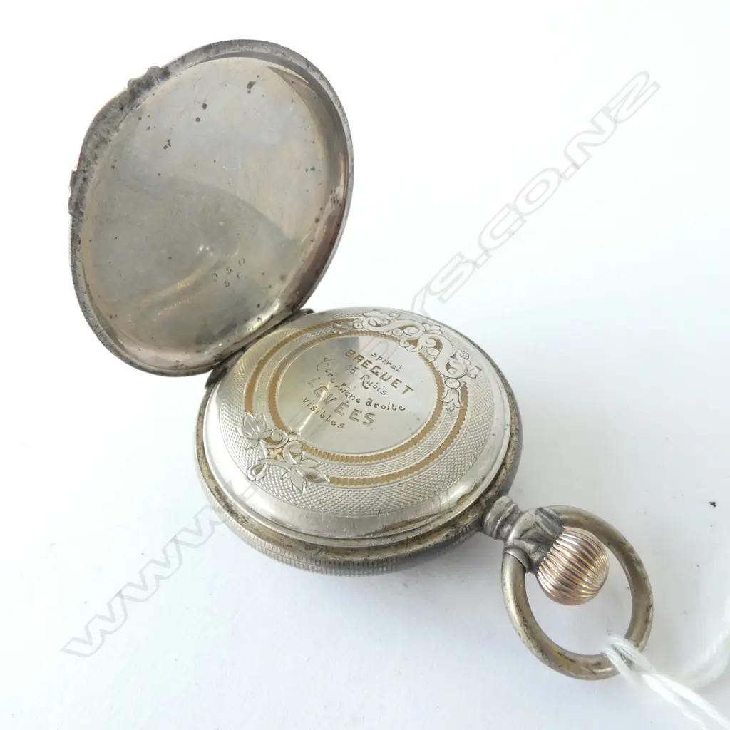 Pocket watch, fancy nielo case, Breguet Image 1++