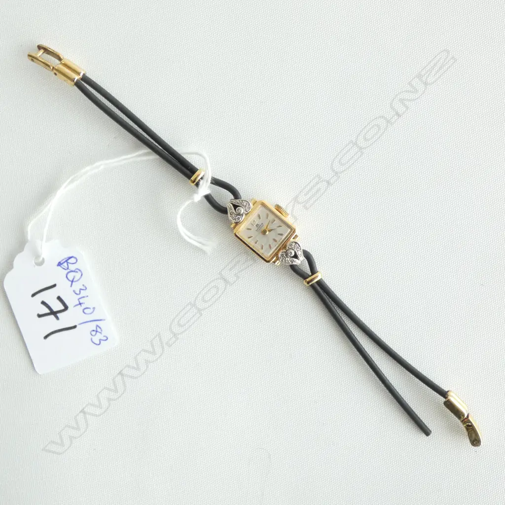 BUCHERER 18CT GOLD & DIAMOND WATCH  Image 1++