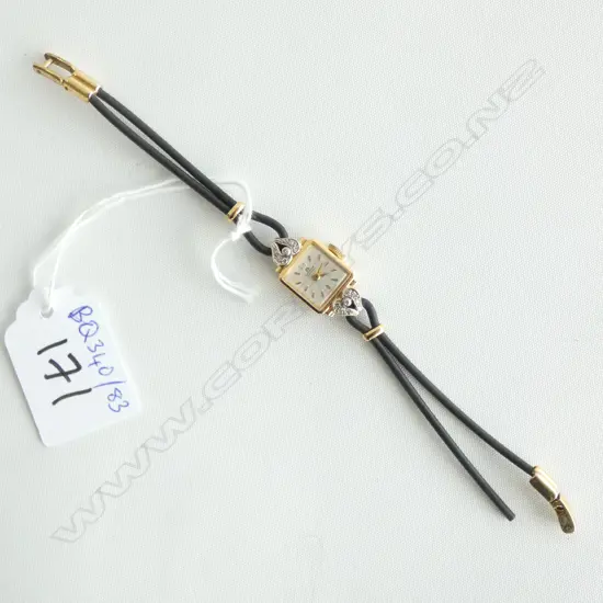 BUCHERER 18CT GOLD & DIAMOND WATCH 