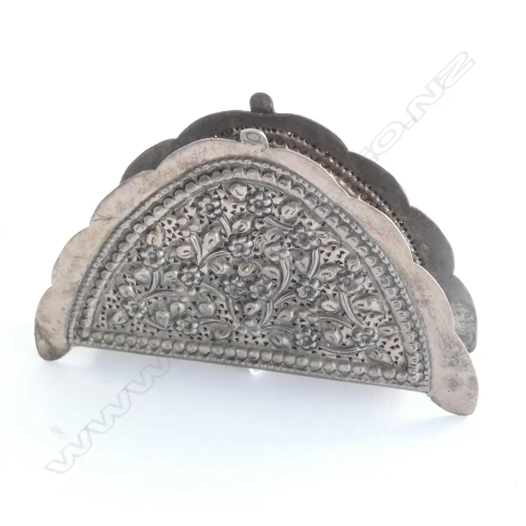 INDIAN SILVER LETTER HOLDER H. 85MM 121 GRAMS Image 1++