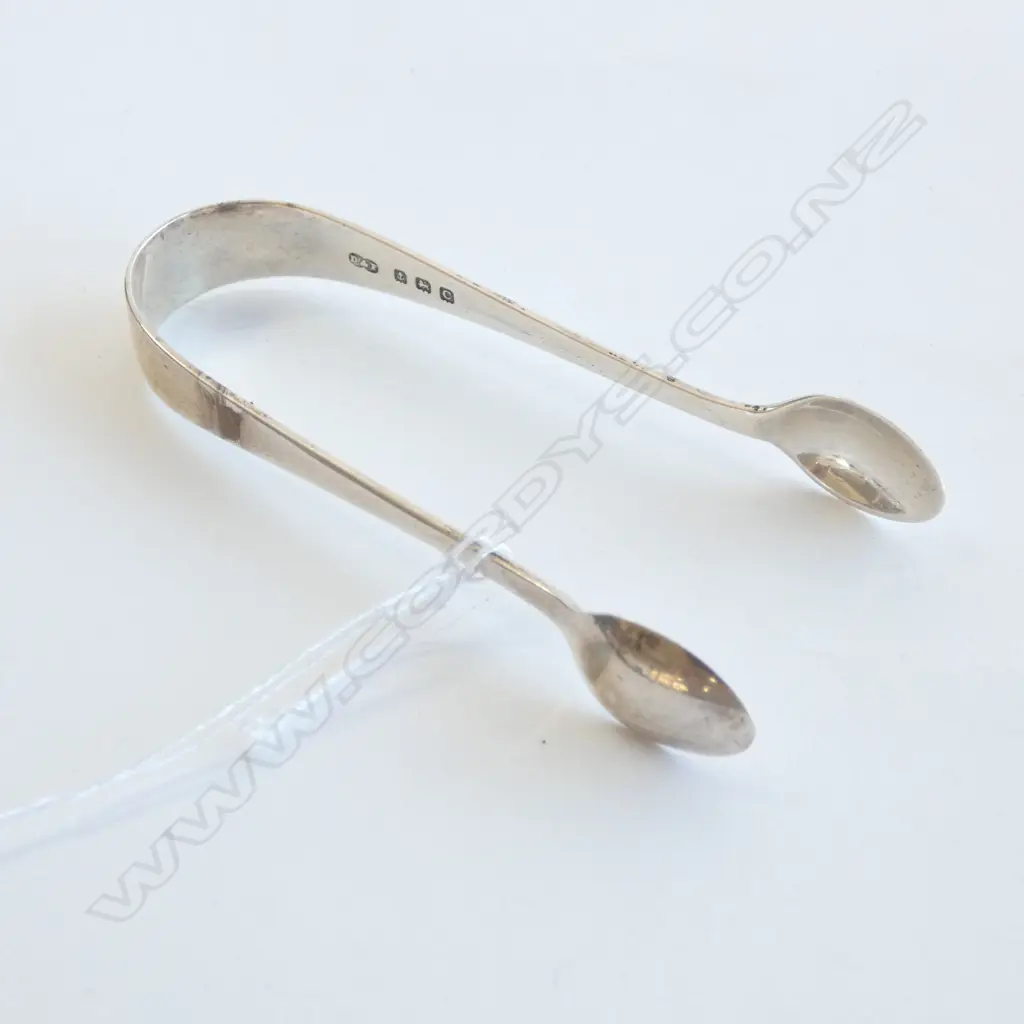 SILVER SUGAR TONGS BIRMINGHAM 1927  Image 1++