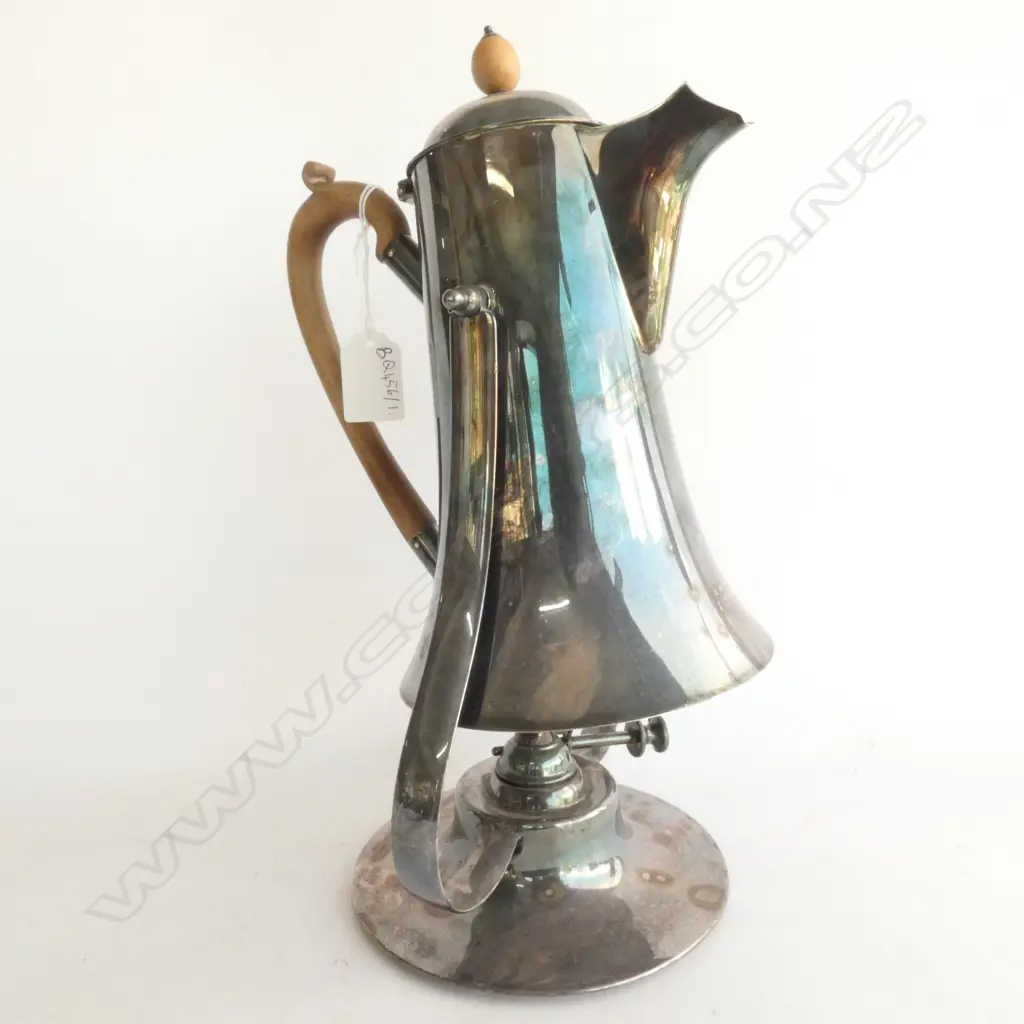 SILVER PLATE SPIRIT KETTLE H. 310MM Image 1++