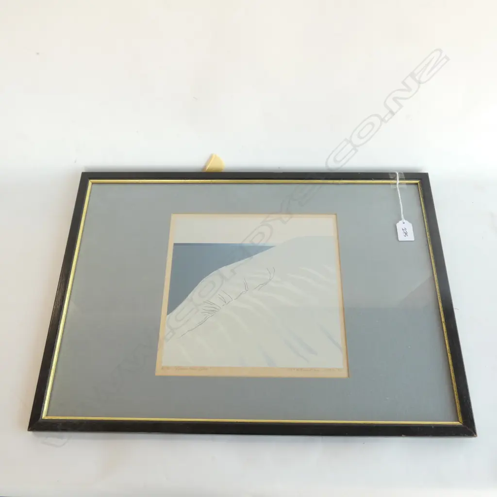 MALCOLM WARR 'SUMMER SEA' FRAMED PRINT 230 X 245MM Image 1++