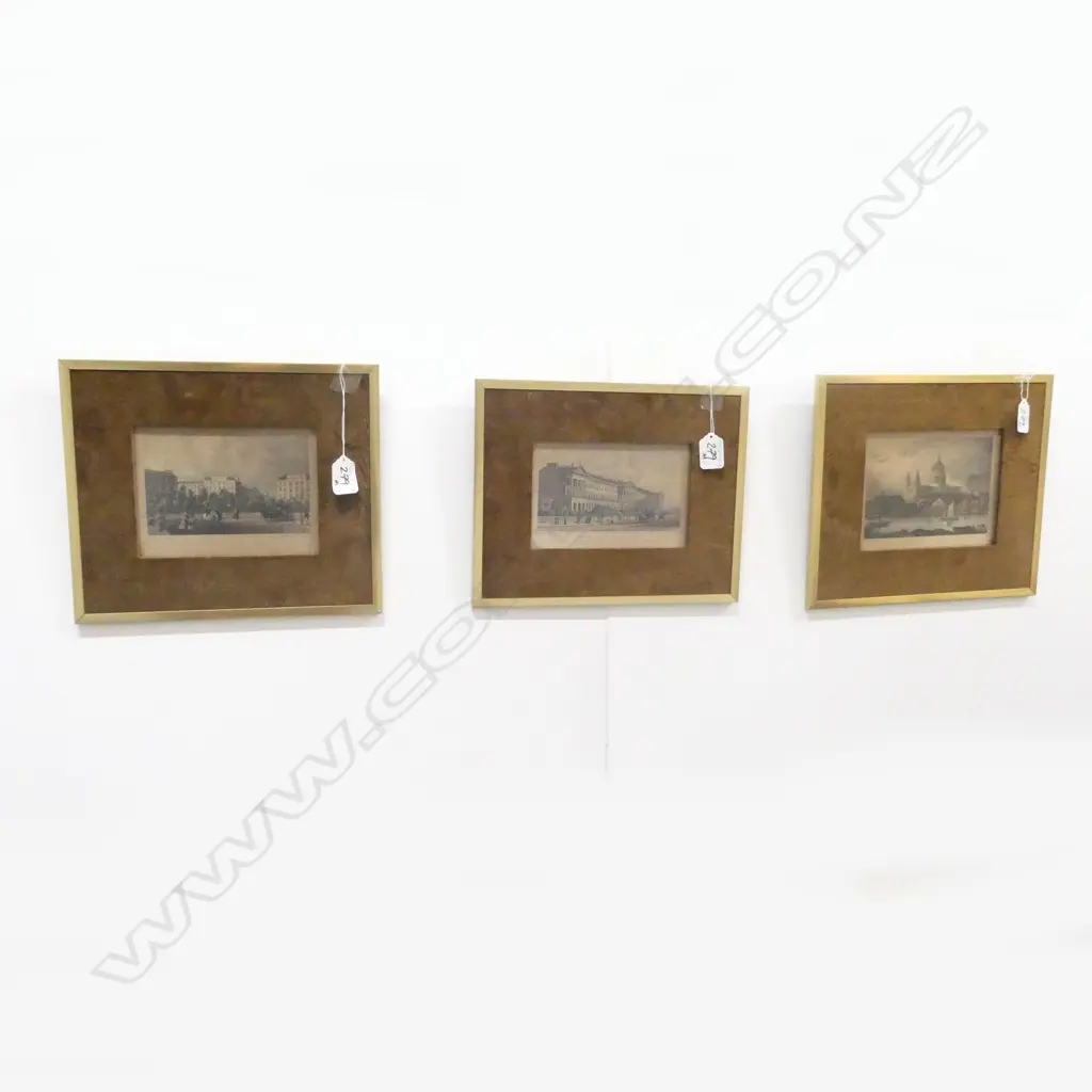 THREE FRAMED ARTHUR READER ENGLISH PICTURES 160 X 125MM Image 1++