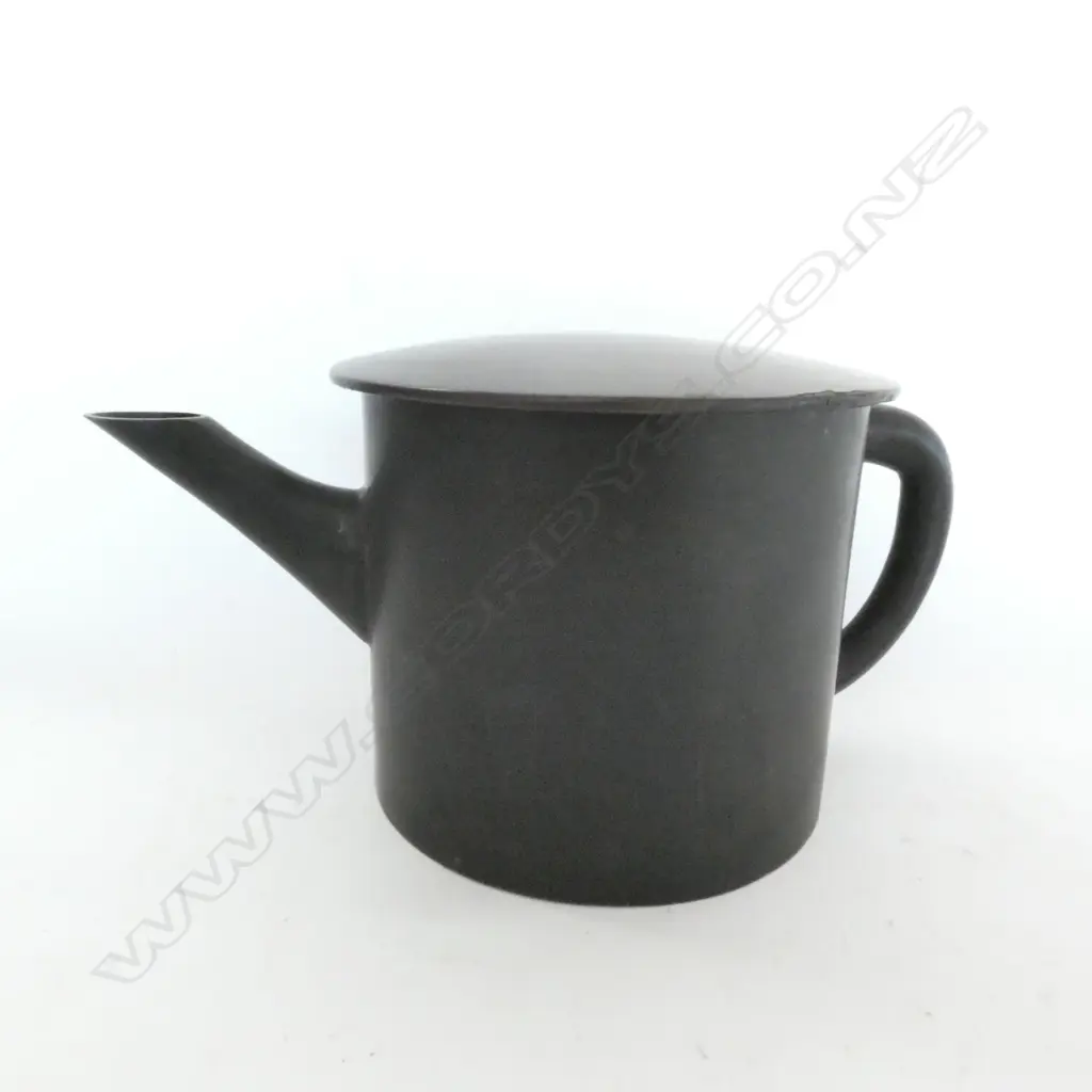 ELEGANT LIGHTWEIGHT JAPANESE LACQUER TEAPOT H. 130MM Image 1++