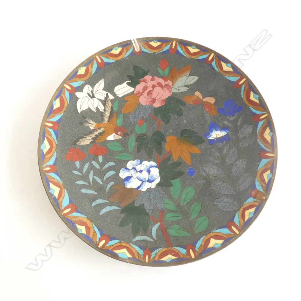ANTIQUE CLOISONNE PLATE Image 1++