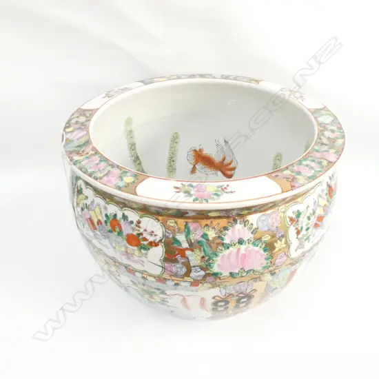 VINTAGE LARGE CHINESE JARDINIERE D.390mm